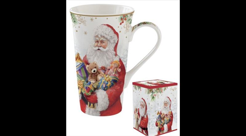 R2S.1462SANC Porcelánbögre 600ml, dobozban, Santa Is Coming