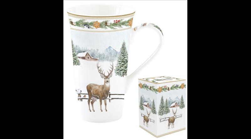 R2S.1462WHIF Porcelánbögre 600ml, dobozban, White Forest