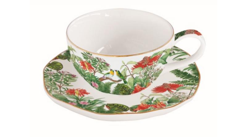 R2S.1589EXCA Porcelán teáscsésze+alj 250ml, Exotica