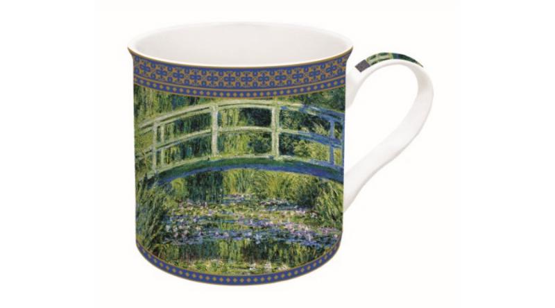 R2S.170MON1 Porcelánbögre dobozban 300ml,Monet:Vízililiom és Japán híd