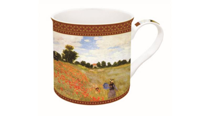 R2S.170MON2 Porcelánbögre dobozban 300ml,Monet:Pipacsmező