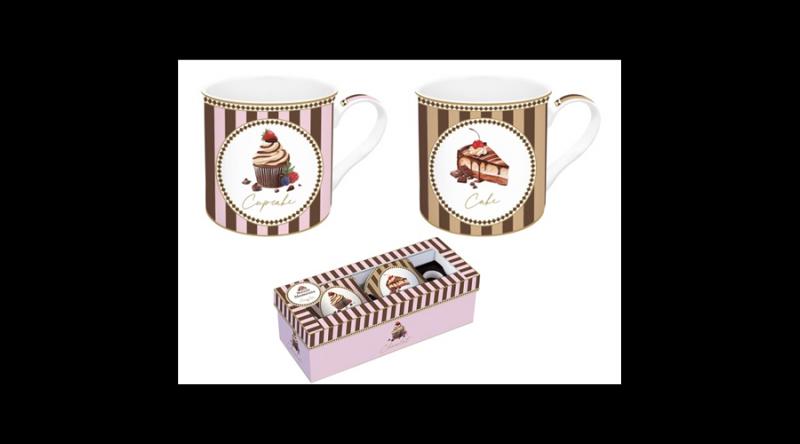 R2S.178SWEM Porcelán bögreszett 2db-os, 300ml, dobozban, Sweet Moments