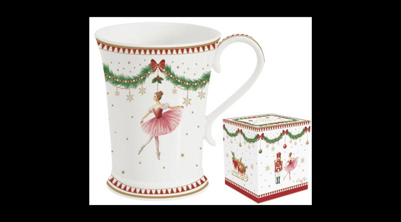 R2S.1794MNOE Porcelánbögre 300ml, dobozban, Magie de Noel