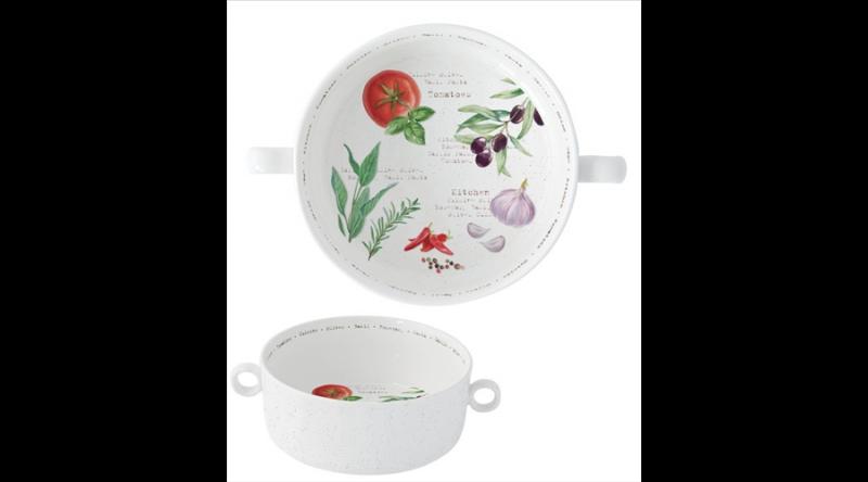 R2S.2208HOMK Porcelántál füllel 20cm,Home & Kitchen