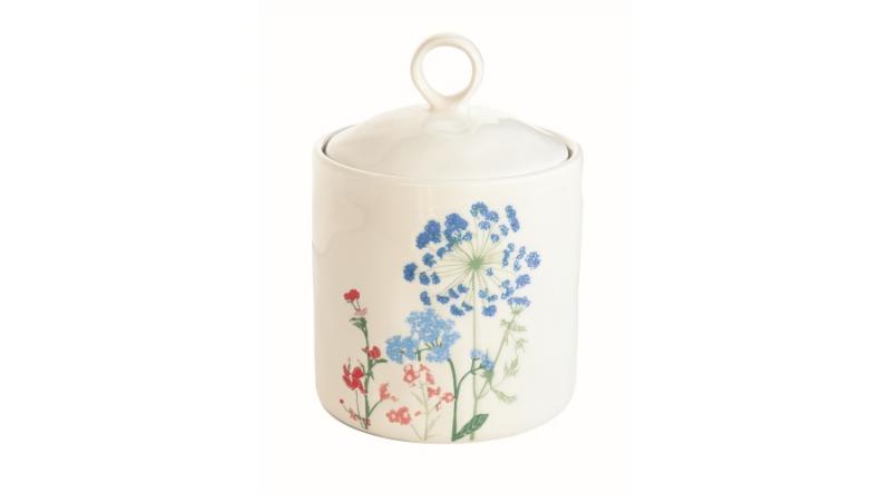 R2S.2212MILB Porcelán konyhai tároló 10,5x15,5cm, Mille Fleurs Blue