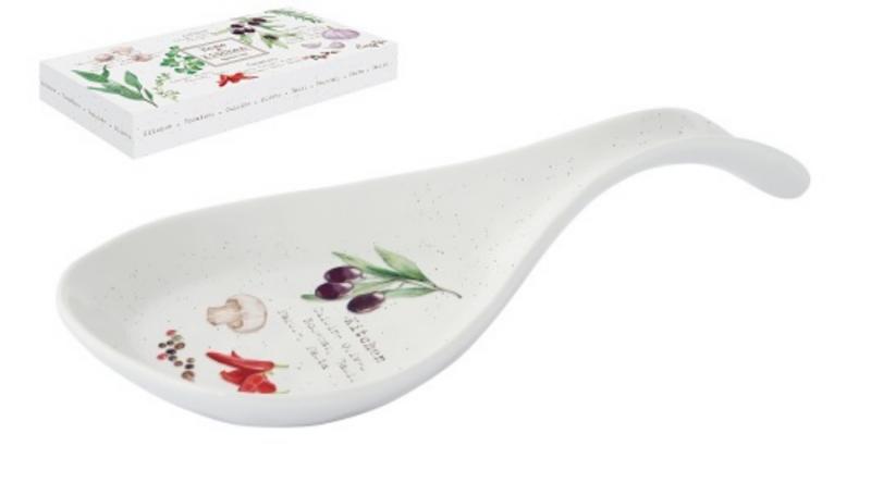 R2S.2214HOMK Porcelán fakanáltartó 26x12 cm dobozban, Home & Kitchen