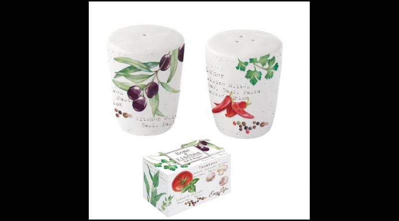R2S.2225HOMK Porcelán só-borsszórószett dobozban,Home & Kitchen