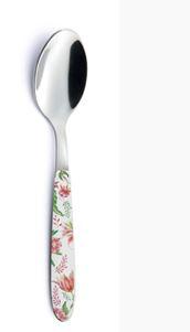 R2S.2273BOCH Rozsdamentes kiskanál műanyag dekorborítású nyéllel, Botanic Chic, 1db
