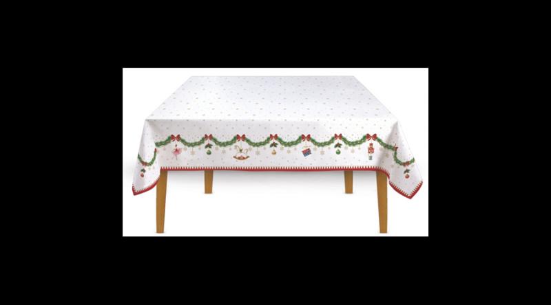 R2S.2632MNOE Asztalterítő 145x180cm, 100% pamut, Magie de Noel