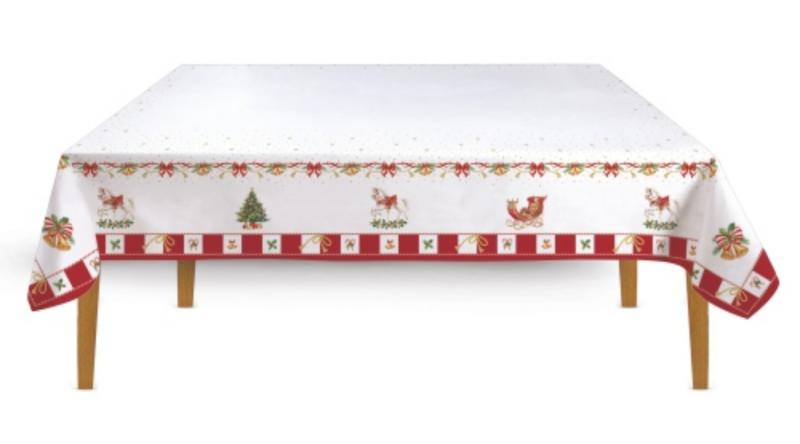 R2S.2633CTAL Asztalterítő 145x250cm, 100% pamut, Christmas Tale