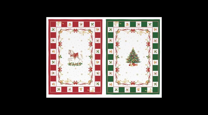 R2S.2634CTAL Konyharuhaszett 2 db-os 50x70cm, 100% pamut, Christmas Tale