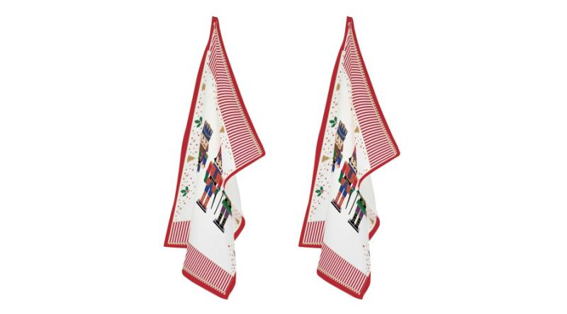 R2S.2634NUTC Konyharuhaszett 2 db-os 50x70cm, 100% pamut, Nutcracker