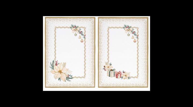 R2S.2634WHEL Konyharuhaszett 2 db-os 50x70cm, 100% pamut, White Elegance
