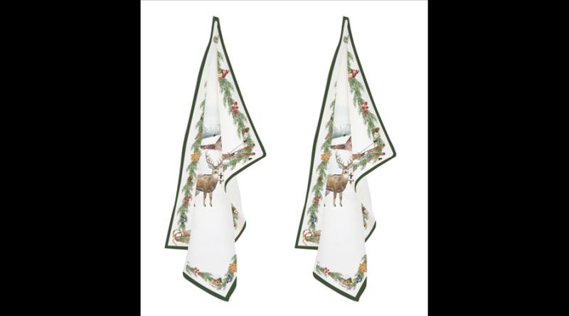 R2S.2634WHIF Konyharuhaszett 2 db-os 50x70cm, 100% pamut, White Forest