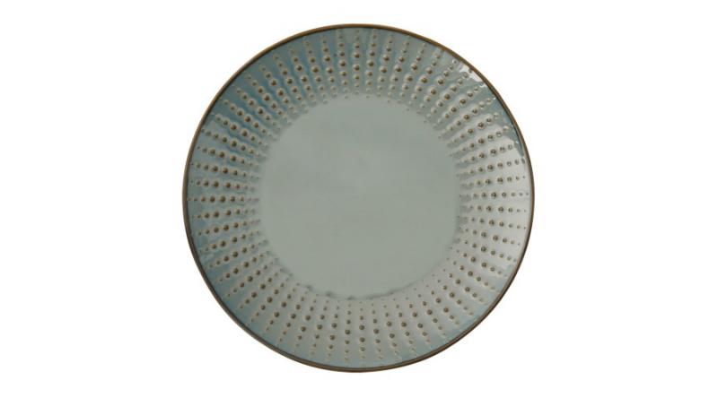 R2S.2762DROC Porcelán desszerttányér 21cm,Drops Celadon