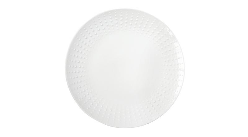 R2S.2762DROW Porcelán desszerttányér 21cm,Drops White