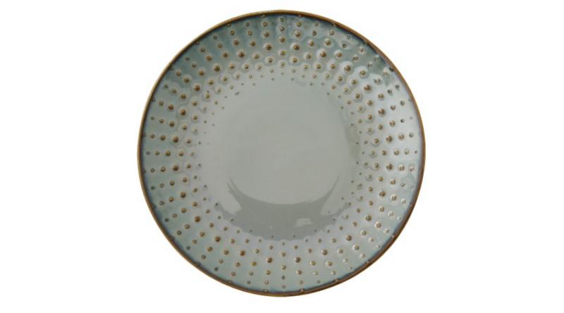 R2S.2763DROC Porcelán desszerttányér 16cm,Drops Celadon