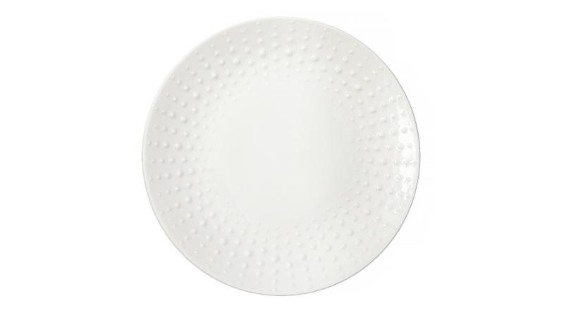 R2S.2763DROW Porcelán desszerttányér 16cm,Drops White