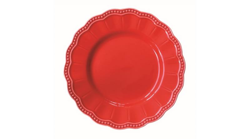 R2S.2882ELIR Porcelán desszerttányér 21cm, Elite red