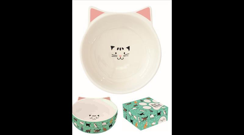 R2S.2972CATF Porcelán cicatálka 14,5cm, dobozban, Pet Lovers, Cats Family