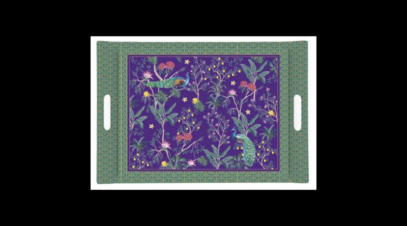 R2S.300IMPP Műanyag tálca 49x34cm, Imperial Peacock, Atmosphere