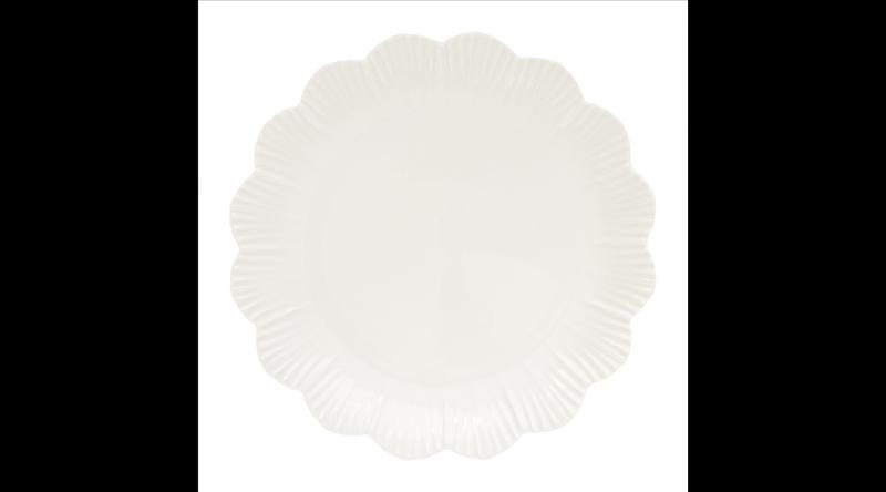 R2S.3070FLRI Porcelán lapostányér 26cm, Fleuri white