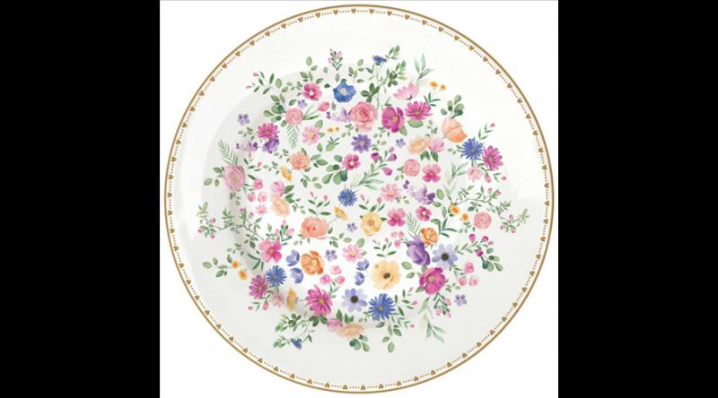 R2S.3102MAMO Porcelán desszerttányér 19,5cm, Mon Amour