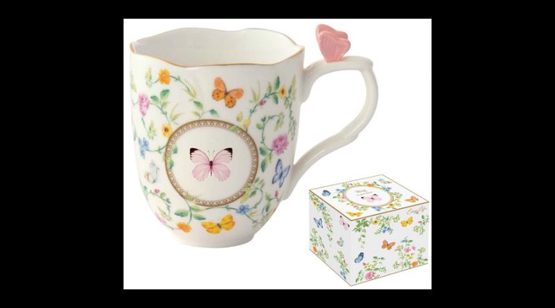 R2S.3123DANB Porcelánbögre 350ml dobozban,Dancing Butterflies