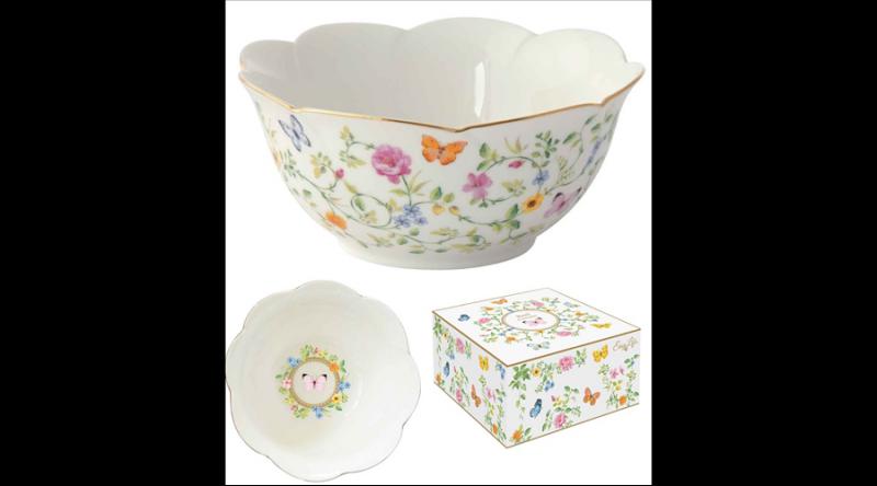 R2S.3131DANB Porcelántál 16cm, dobozban, Dancing Butterflies