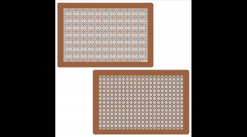 R2S.320GEOE Műanyag tányéralátét kétoldalas 45x30cm, Atmosphere, Geoethnic