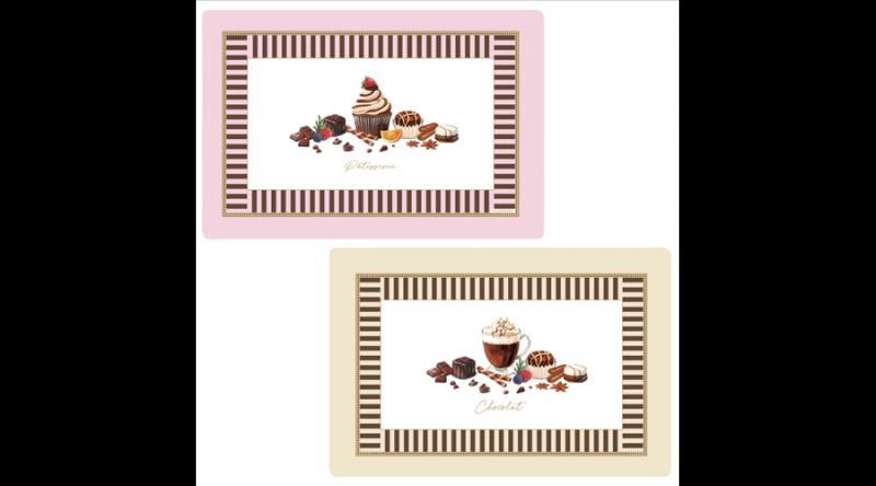 R2S.320SWEM Műanyag tányéralátét kétoldalas 45x30cm, Sweet Moments