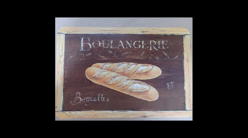 R2S.350-803 Műanyag tányéralátét 45x30cm, Baguette