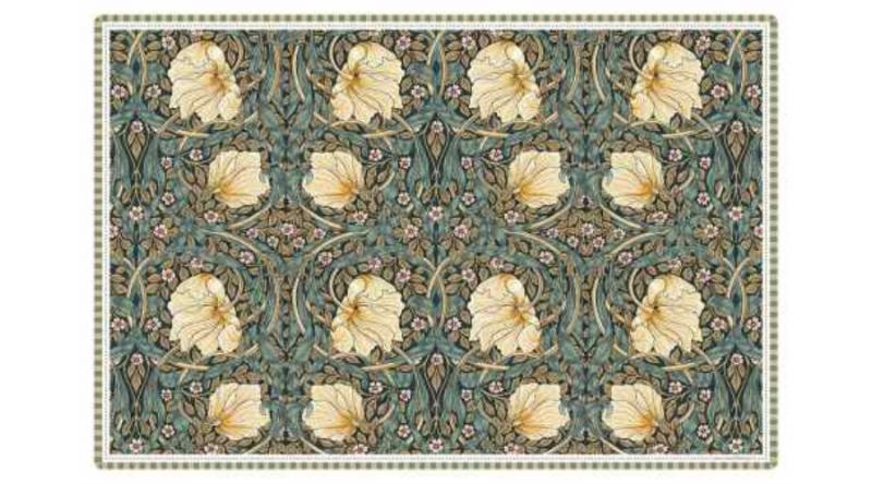 R2S.350WILB Műanyag tányéralátét 45x30cm, William Morris Black