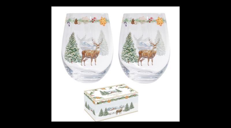 R2S.4015WHIF Üvegpohár 500ml, 2db-os szett, dobozban, White Forest