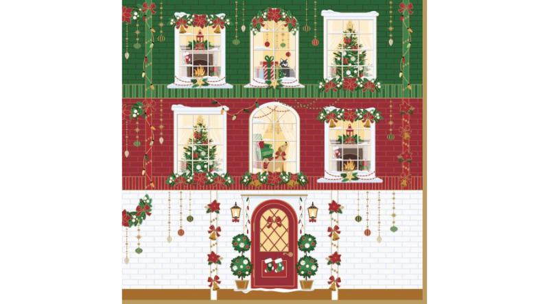 R2S.414FEAV Papírszalvéta 33x33cm, Festive Avenue,20db-os