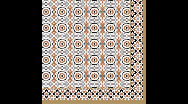 R2S.414GEOE Papírszalvéta 33x33cm,20 db-os, Geoethnic