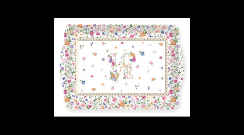 R2S.531MAMO Műanyag tálca 33x22cm, Mon Amour