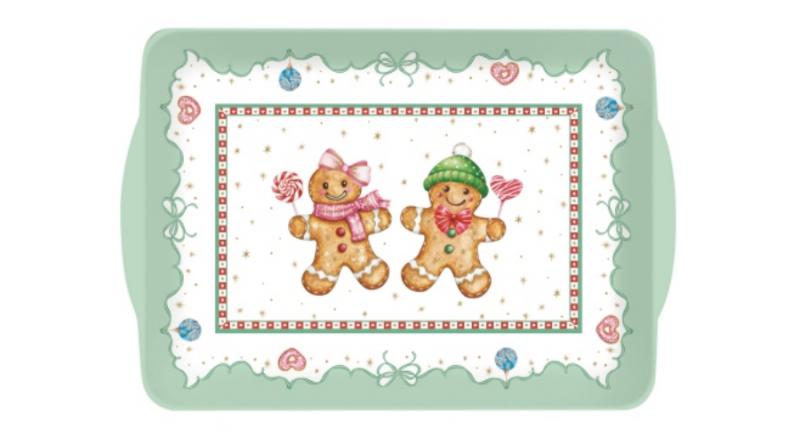 R2S.532SWEC Műanyag tálca 22x15cm, Sweet Christmas