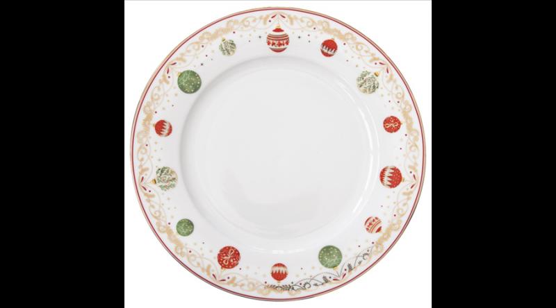 R2S.942CEVE Porcelán lapostányér 26,5cm, Christmas Eve
