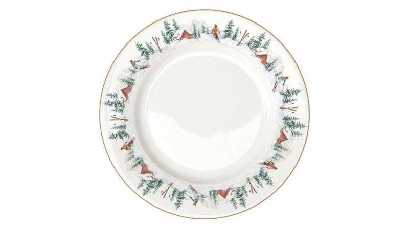 R2S.942CHAL Porcelán lapostányér 26,5cm, Chalet