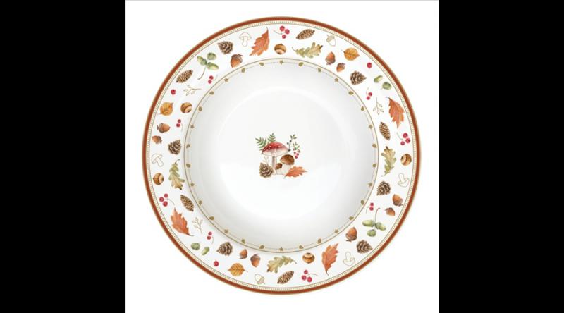 R2S.943AUBR Porcelán mélytányér 21,5cm, Autumn Breeze
