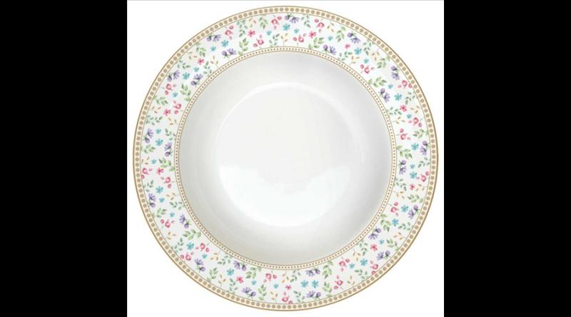 R2S.943SPBL Porcelán mélytányér 21,5cm, Spring Bloom