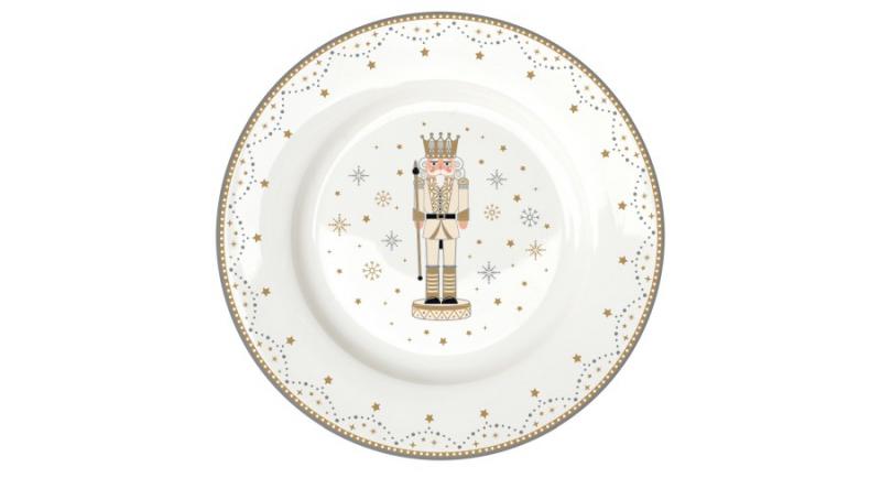 R2S.944RNUT Porcelán desszerttányér 19cm, Royal Nutcracker