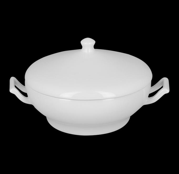 RAK BUFFET porcelán leveses tál fedővel, 2 fülű, BUST27