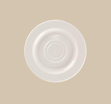 RAK CORE porcelán csészealj 15 cm, 1db, ivory, COSA15