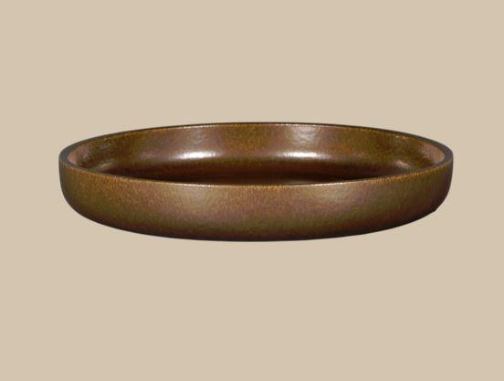RAK EASE RUST kerámia kerek tányér mély 24x4,5cm 125,5cl