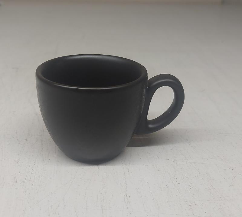 RAK Karbon porcelán csésze, fekete, 8 cl, KR116CU08