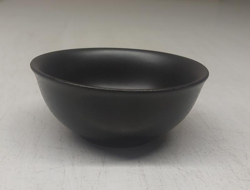 RAK Karbon porcelán kerek salátás tálka, fekete, 9cm, 11cl, KRNNBW09