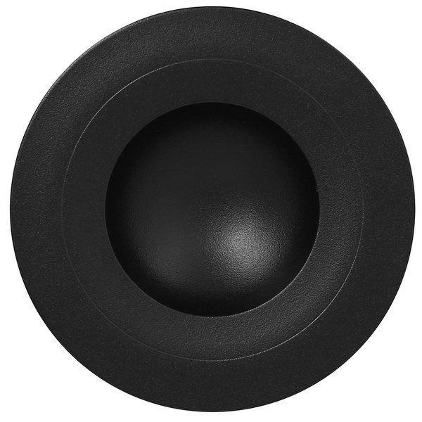 RAK Neo Fusion Volcano fekete porcelán mélytányér, 29 cm,  1 db, NFGDDP29BK