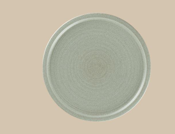 RAK SELVA Aqua green kerámia tányér lapos 20,4x2,1cm, EACP21SAQ